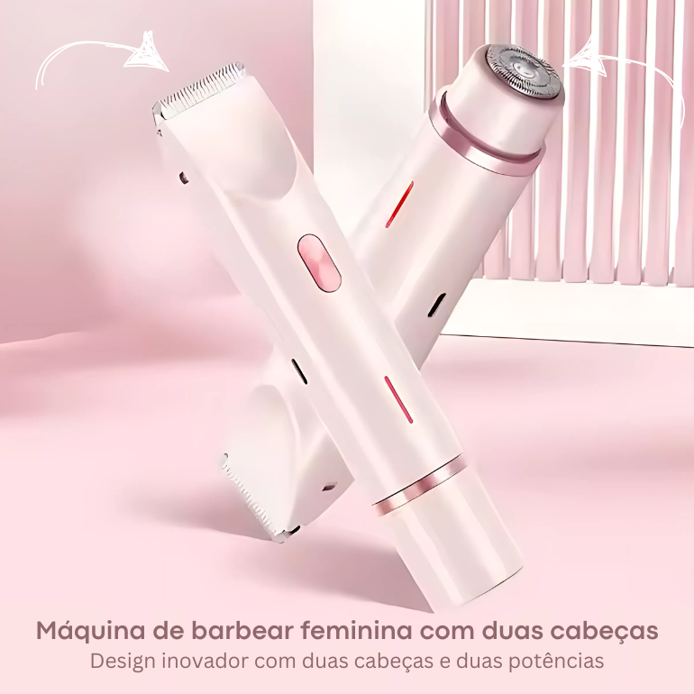 Depiladora 2 em 1 para mulheres